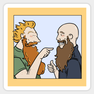 Beard Sticker